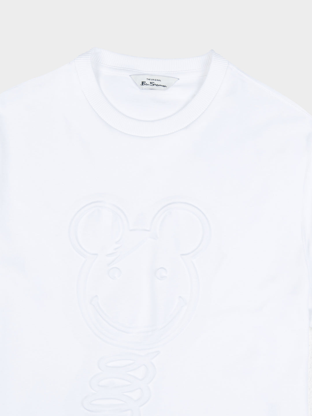 3D Embossed Bear 260g Tee Shirt - White - view 2