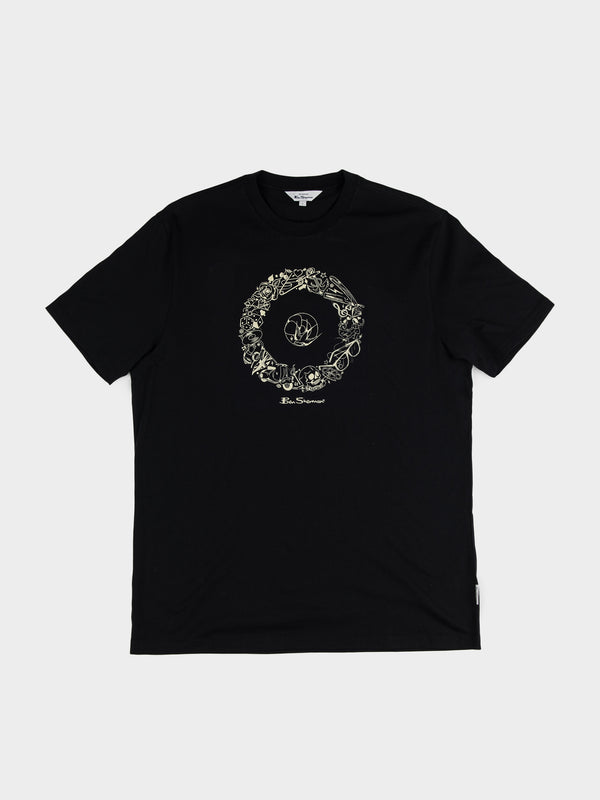 Illustrated Target Tee-Shirt - Black