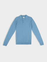 KNIT SPORTSHIRT BLISSFUL BLUE