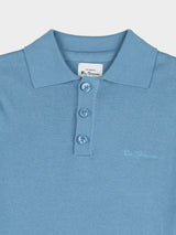 KNIT SPORTSHIRT BLISSFUL BLUE