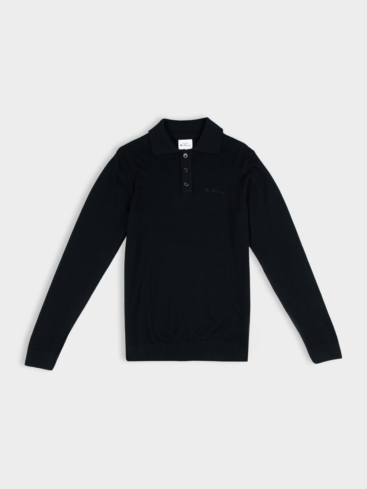 KNIT SPORTSHIRT BLACK