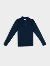 KNIT SPORTSHIRT - NAVY