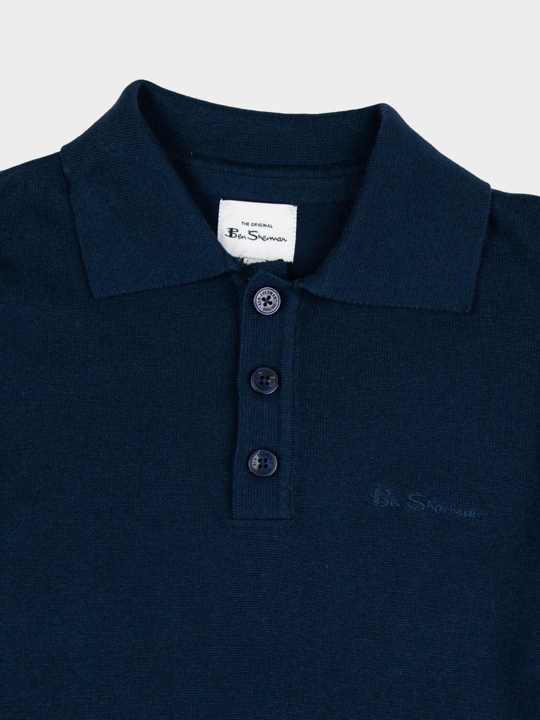 KNIT SPORTSHIRT - NAVY