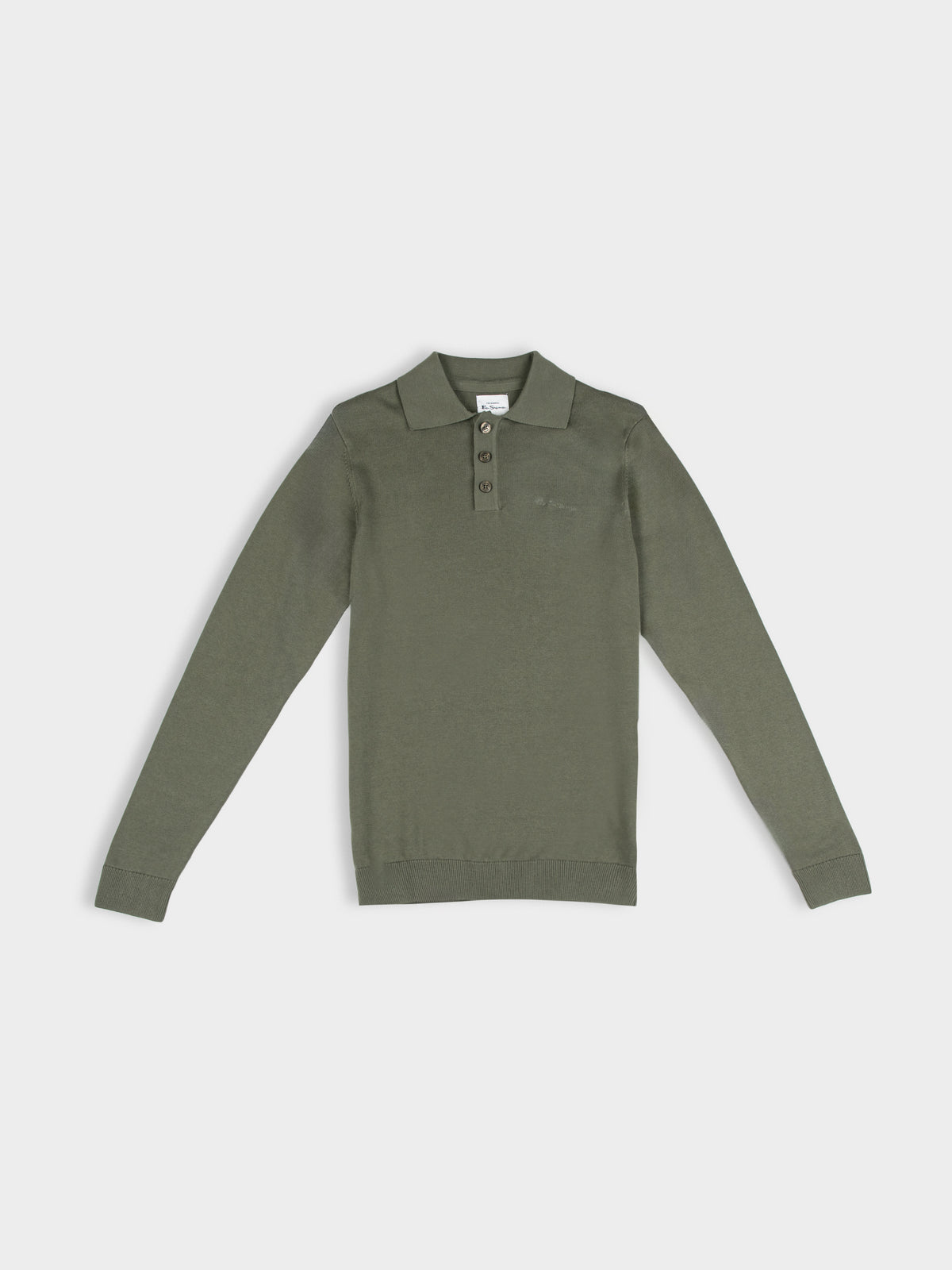 KNIT SPORTSHIRT - OLIVE NIGHT