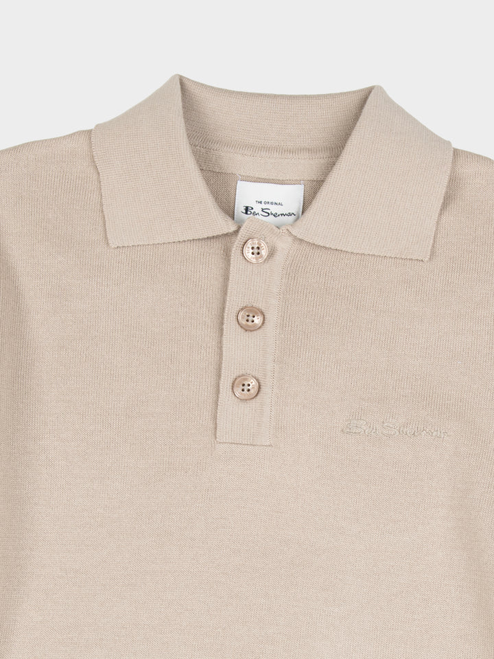 KNIT SPORTSHIRT - SUSTAINED GREY