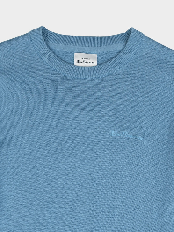 Crew Neck knit - Blissful Blue - view 2