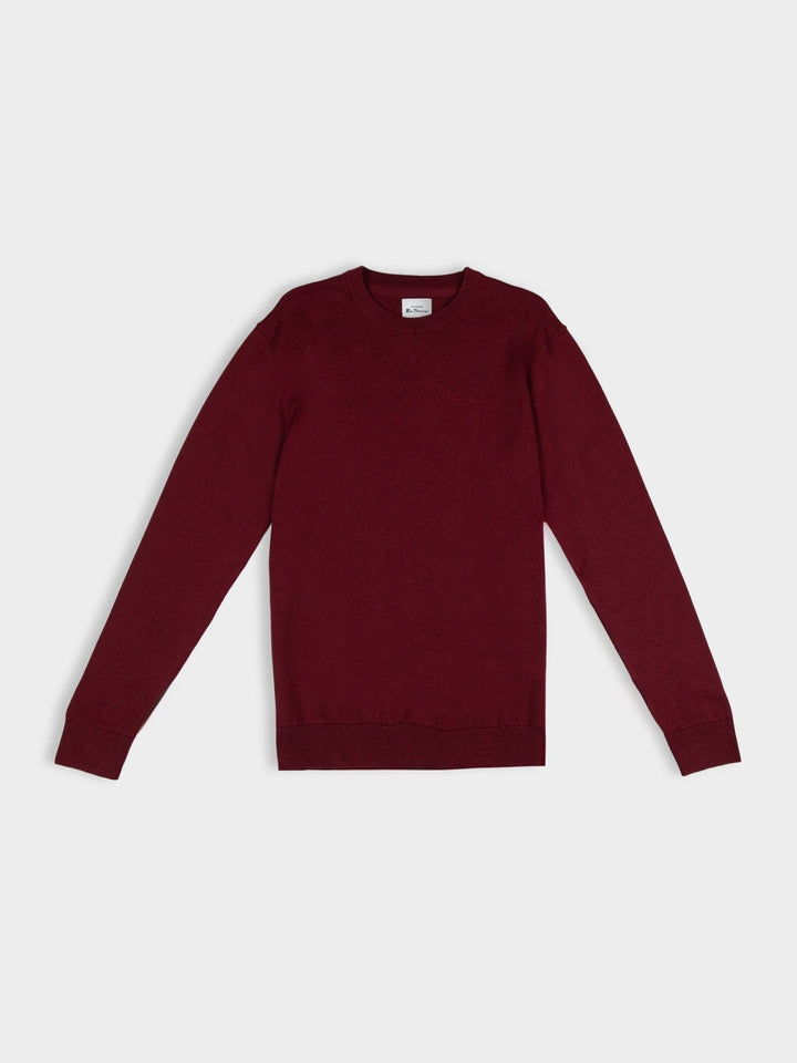 Crew Neck knit - Berry