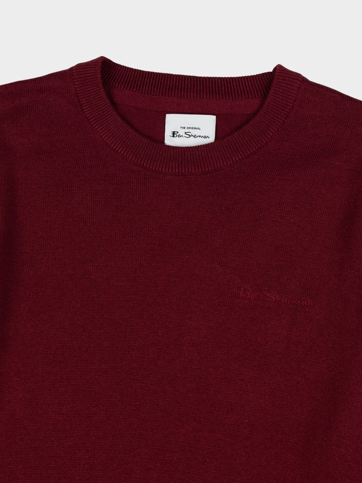 Crew Neck knit - Berry - view 2