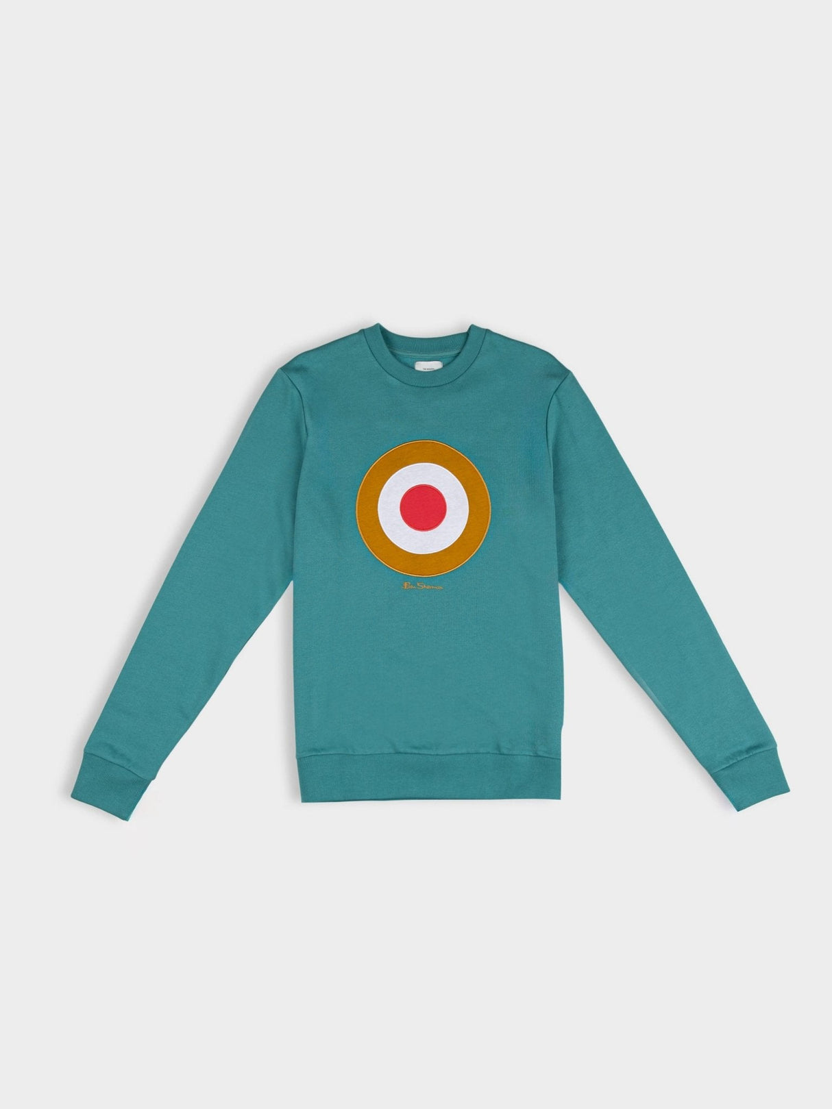 Target EMB Crew Fleece - Aqua Teal