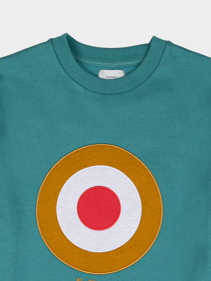 Target EMB Crew Fleece - Aqua Teal - view 2