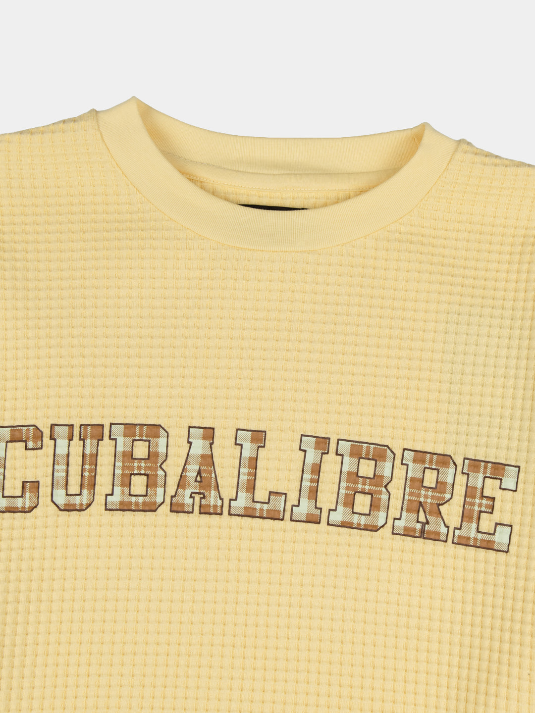 Cuba Libre Crew Waffle Knit - Raphia - view 2