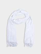 Target Knit Scarf - White