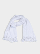 Knit scarf - White