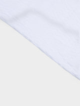 Knit scarf - White