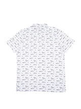 BEN TAR ALL OVER PRINT POLO - WHITE