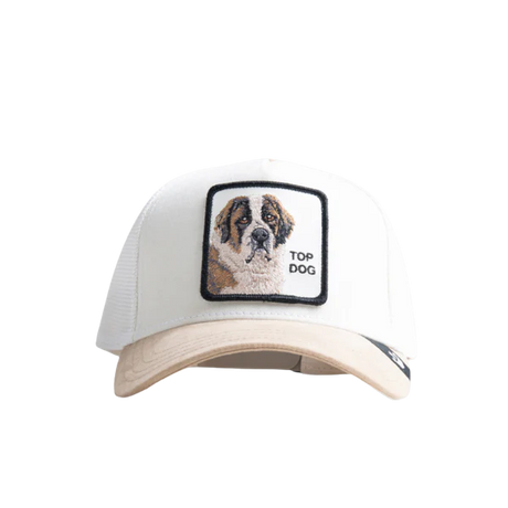 Front view of Goorin Bros Top Dog Suede Trucker Cap