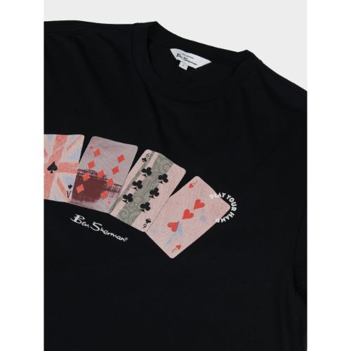 Playing Card Tee-Shirt - Black